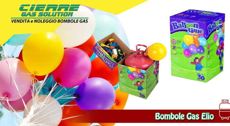 Offerta bombola gas elio per palloncini varese - promozione kit bombola elio e palloncini varese