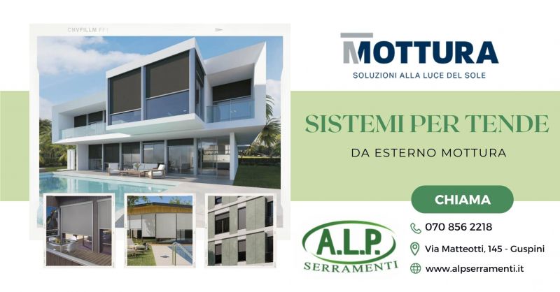  offerta sistemi per tende da esterno Mottura detrazioni fiscali schermatura solare