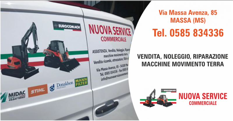 offerta riparazione escavatori - occasione assistenza macchine movimento terra massa carrara