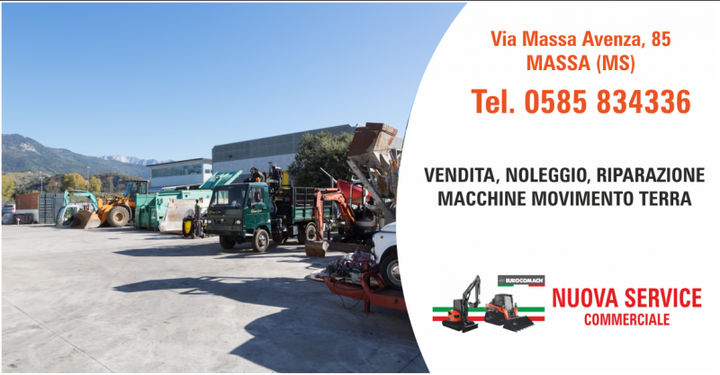 nuova service offerta vendita mezzi da lavoro - occasione vendita macchine agricole massa carrara