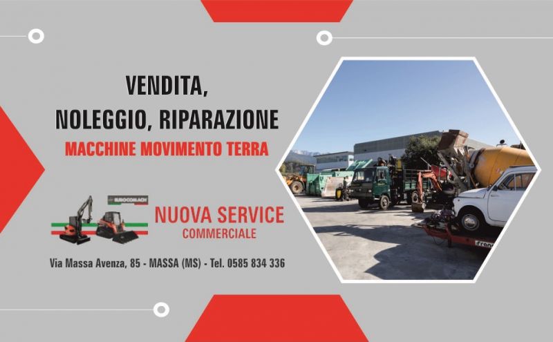 offerta vendita mezzi da lavoro per movimento terra nuovi massa carrara