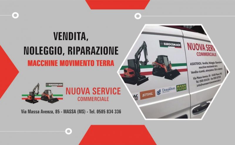 offerta assistenza meccanica macchine movimento terra - occasione riparazione escavatori massa carrara