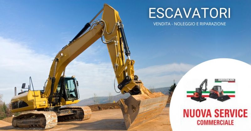 preventivo noleggio escavatori
