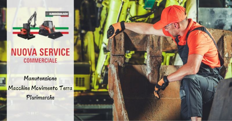 Servizio professionale manutenzione macchine movimento terra plurimarche