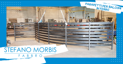 offerta realizzazione parapetto per balcone in ferro bergamo occasione montaggio parapetto balcone in ferro bergamo e provincia