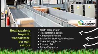 vendita azienda che realizza impianti e macchine ecologiche per la macinazione il trasporto e lo stoccaggio di materiali sfusi utilizzabili nel settore metallurgico a modena vendita realizzazione nastri trasportatori a modena