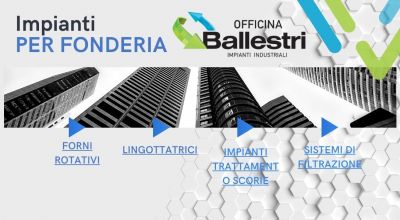offerta realizzazione impianti per fonderia modena occasione realizzazione lingottatrici e forni rotativi modena