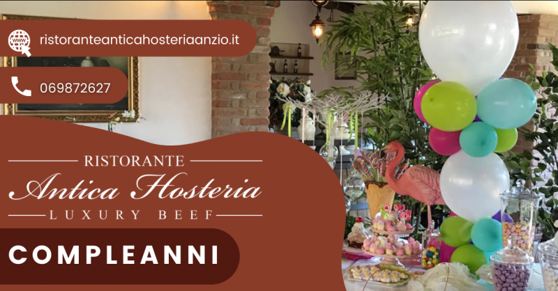 ANTICA HOSTERIA - Trova un ristorante per una festa di compleanno a Ostia