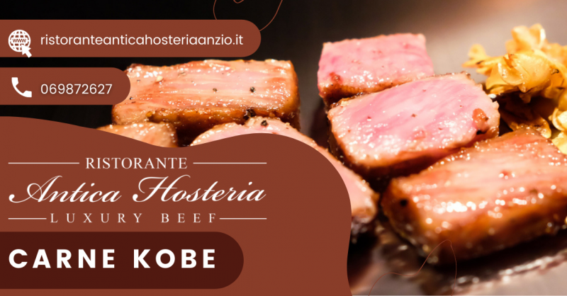 offerta ristorante con carne kobe giapponese Anzio latina