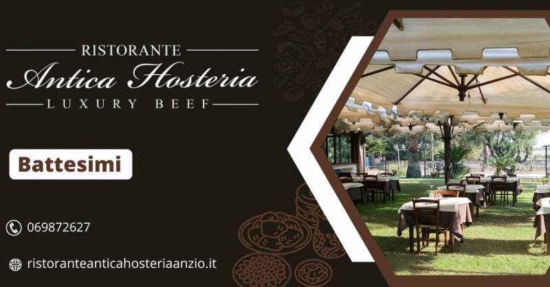 offerta ristorante adatto come location per battesimi Anzio