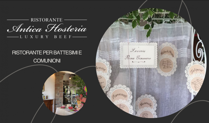 Ristorante per battesimi e comunioni a Anzio
