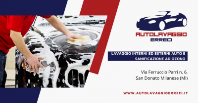 offerta autolavaggio per lavaggio auto esterno san donato milanese occasione lavaggio e sanificazione interni auto provincia di milano