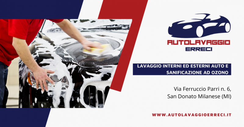 Offerta autolavaggio per lavaggio auto esterno San Donato Milanese - occasione lavaggio e sanificazione interni auto provincia di Milano