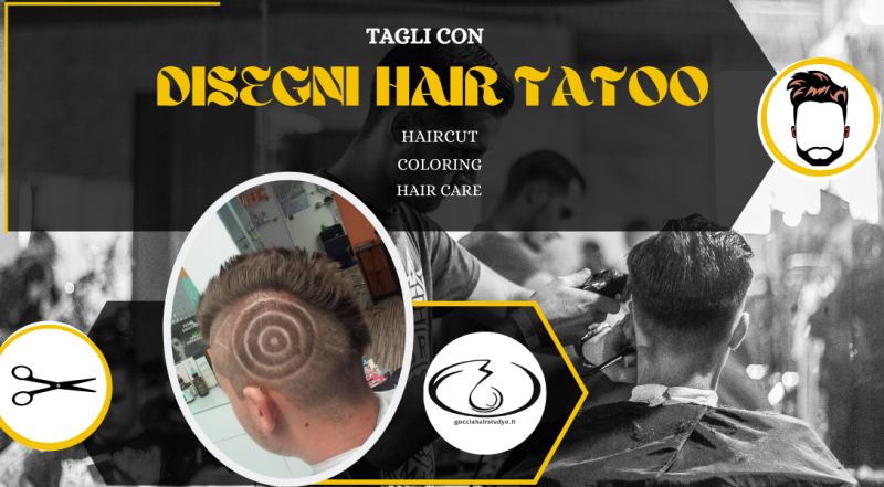 Occasione parrucchiere uomo hair tattoo Trento – offerta parrucchiere professionista per uomo Trento