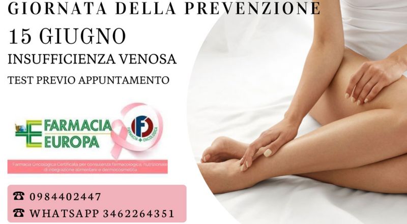 OFFERTA GIORNATA DELLA PREVENZIONE INSUFFICIENZA VENOSA - PROMOZIONE TEST INSUFFICIENZA VENOSA