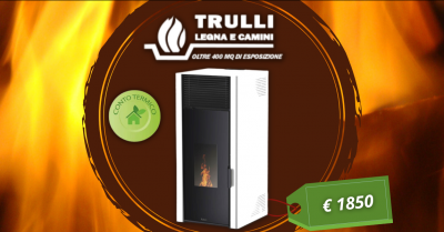 trulli legna e camini offerta vendita termostufa a pellet alysa kalon ventiquattro kw