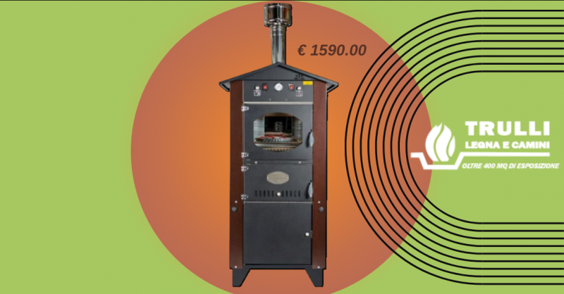 Occasione forno a legna da esterno Garden ottanta Rosso Fuoco - offerta forno ottanta cm da esterno a legna Rosso Fuoco