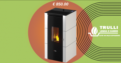offerta vendita stufa da sette kw a pellet cadel cristal occasione vendita stufa a pellet cadel modello cristal