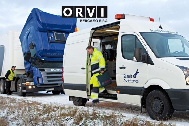 O.R.V.I. BERGAMO SPA offerta soccorso stradale scania pronto intervento 24 ore su 24 h assistenza