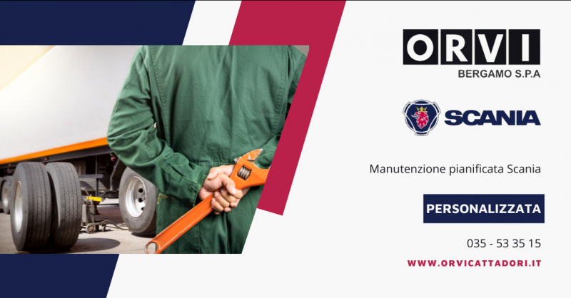 Offerta officina con servizio di manutenzione pianificata Scania Bergamo