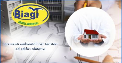 offerta interventi ambientali per territori ed edifici abitativi toscana