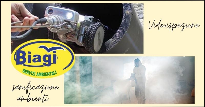 offerta videoispezione e sanificazione ambienti Toscana
