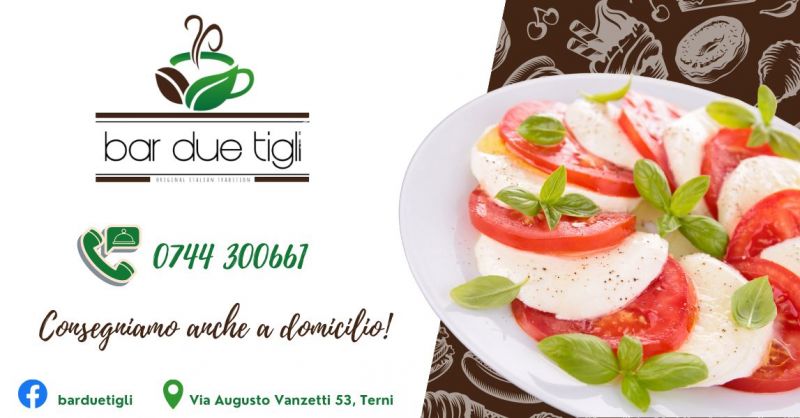 Offerta dove mangiare piatto caprese Terni - Occasione dove mangiare piatti vegetariani Terni