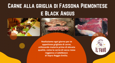 offerta ristorante carne alla griglia fassona piemontese reggio emilia modena occasione ristorante black angus reggio emilia modena