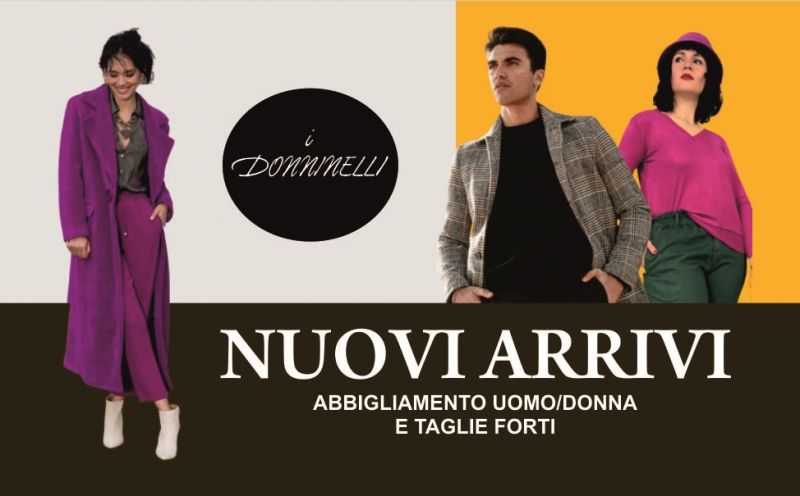 offerta nuova collezione autunno inverno uomo donna taglie forti