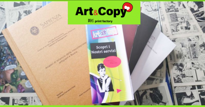 Offerta rilegatura tesi di laurea Aprilia - Promozione copisteria Anzio