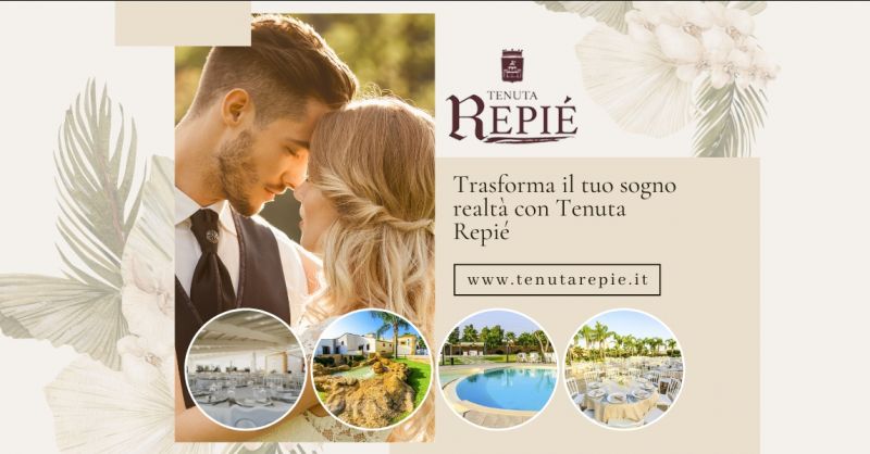 Sala ricevimenti con piscina a Mazara del Vallo