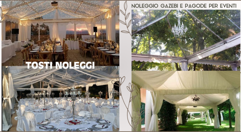 Affitto gazebo per feste