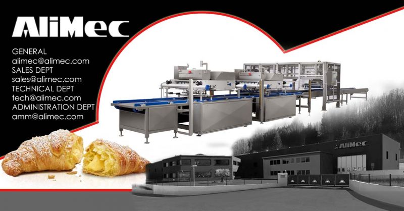  ALIMEC - شركة إيطالية رائدة في إنتاج المعدات الأوتوماتيكية لإنتاج الحلويات
