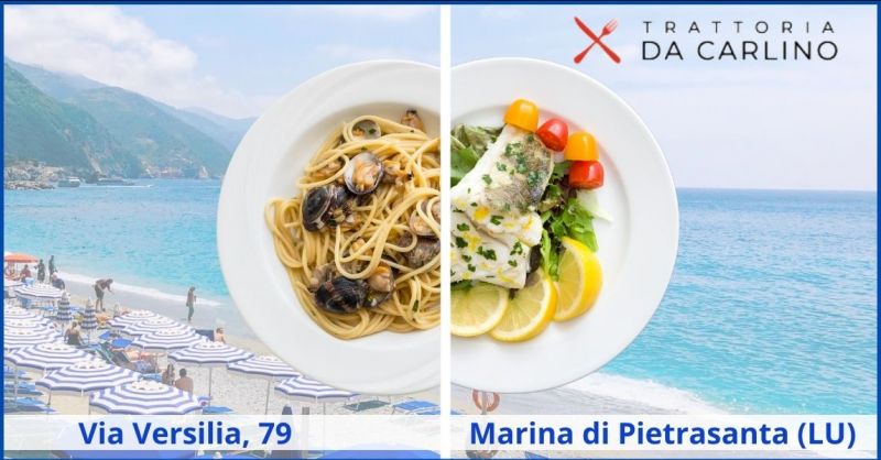 offerta ristorante menu di pesce vista mare in Versilia - RISTORANTE DA CARLINO