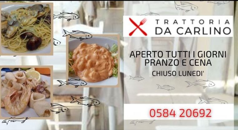 trattoria vista mare con menu di pesce