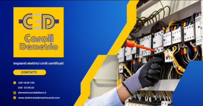 offerta servizio specializzato installazione impianti elettrici civili certificati seriate bergamo