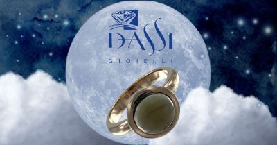 promozione vendita online anello in argento 925 dorato con quarzo fume incassato a cipollina