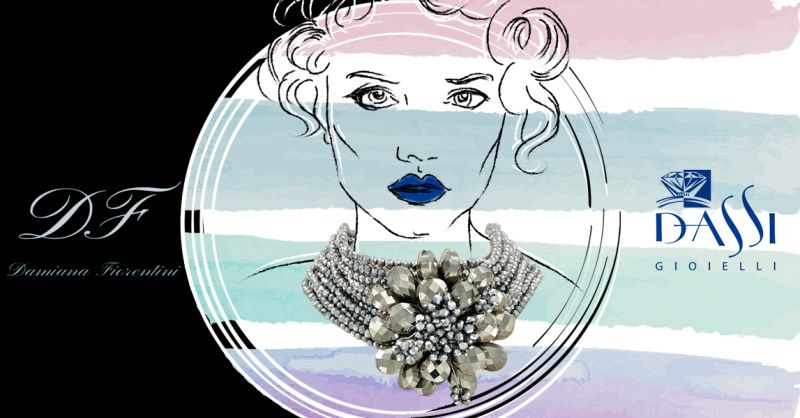 Occasione online gioielli unici Damiana Fiorentini girocollo a strangolino in cristalli color