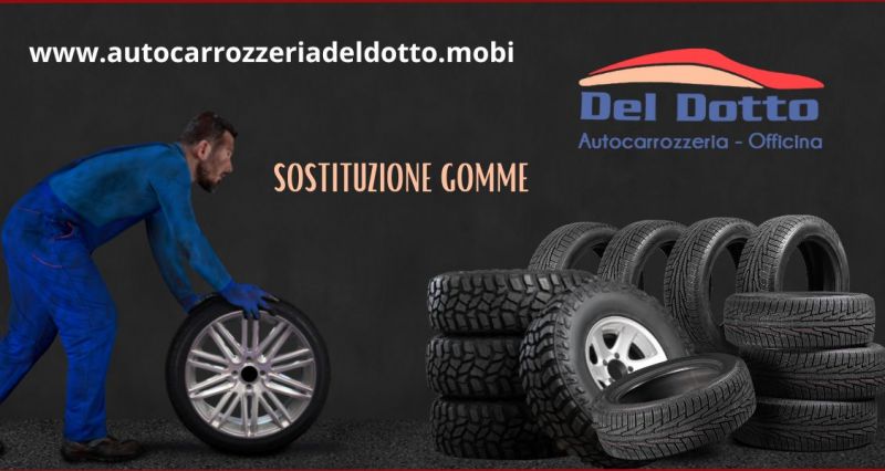 offerta gommista e sostituzione gomme Versilia - AUTOCARROZZERIA DEL DOTTO