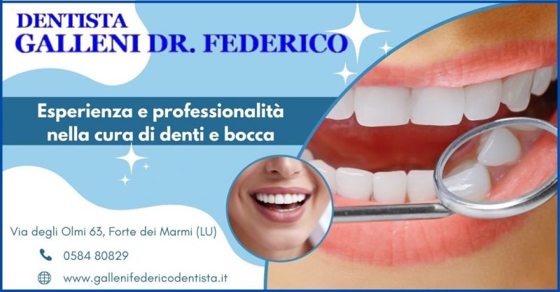 Dottore Federico Galleni dentista professionale Versilia e Lucca