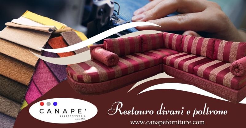 Rifacimento divani e poltrone in provincia