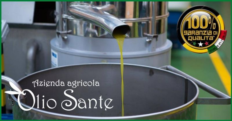 Olio Sante - Promozione migliore olio EVO artigianale made in Italy Pugliese monovarietale