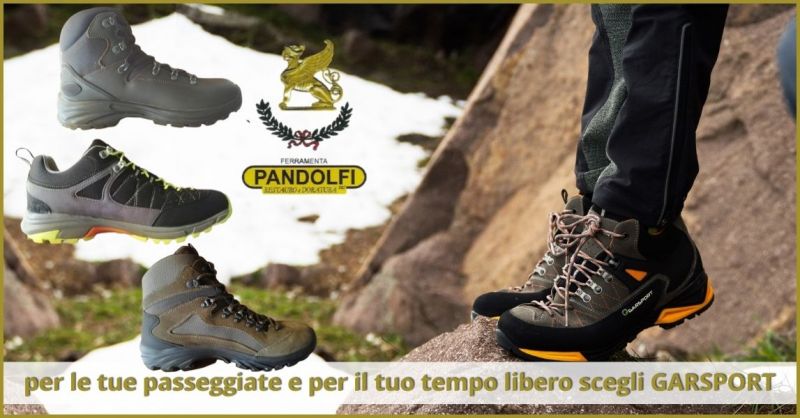 promozione scarpe da trekking e camminata Versilia - offerta scarponi da montagna GARSPORT