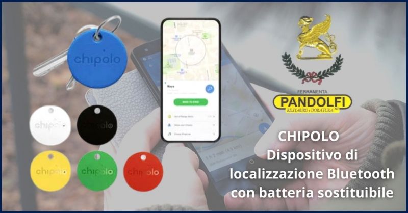  promozione dispositivo di localizzazione Bluetooth con batteria sostituibile CHIPOLO a Lucca e Versilia