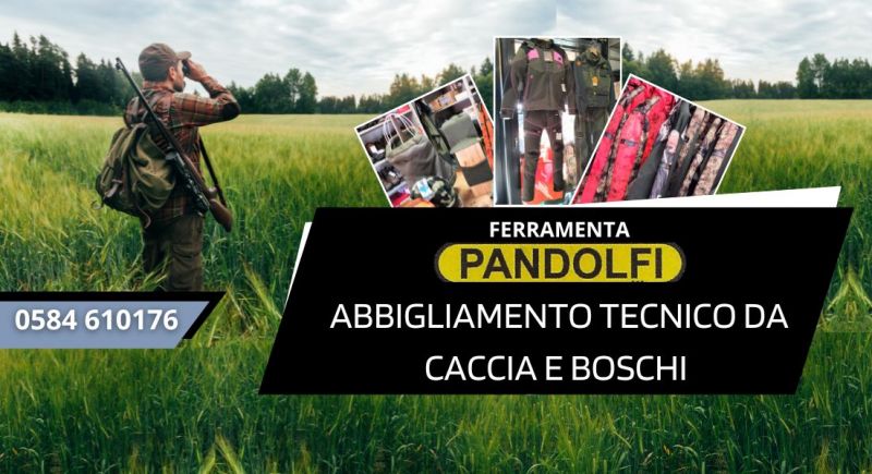 Abbigliamento tecnico da caccia e boschi in offerta