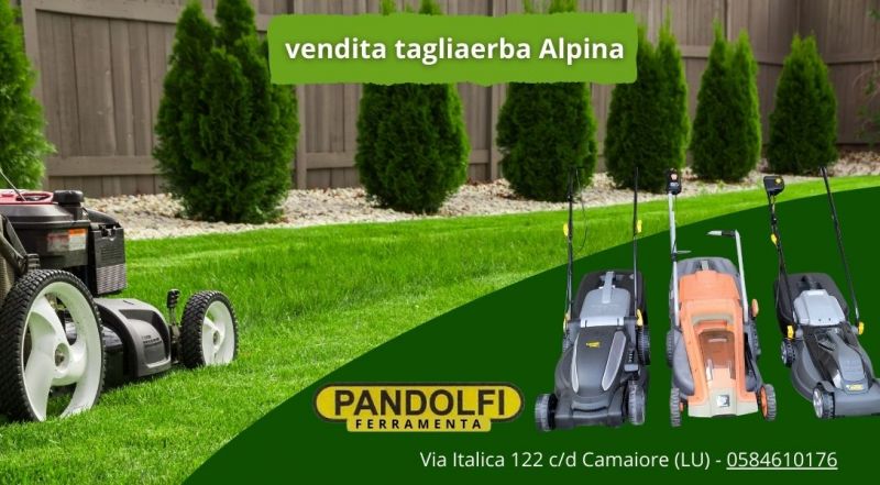 tagliaerba Alpina elettrico e a scoppio