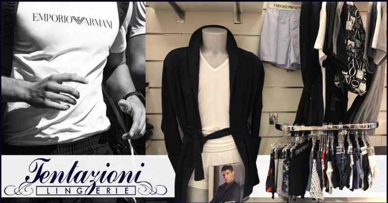 promozione abbigliamento intimo uomo linea ARMANI Versilia - TENTAZIONI LINGERIE