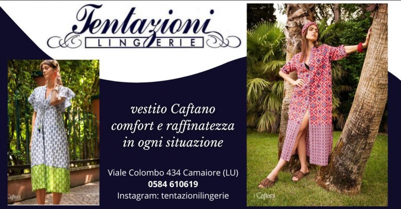 vestito Caftano lungo da spiaggia donna estivo