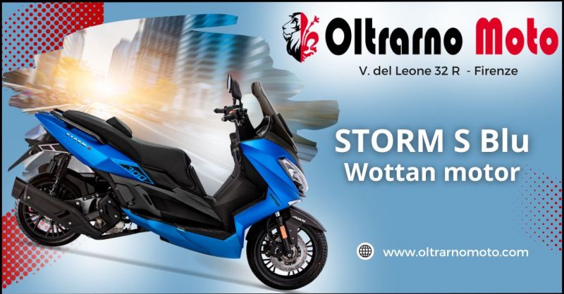 Offerta Imperdibile Moto STORM S Blu di Wottan Motor