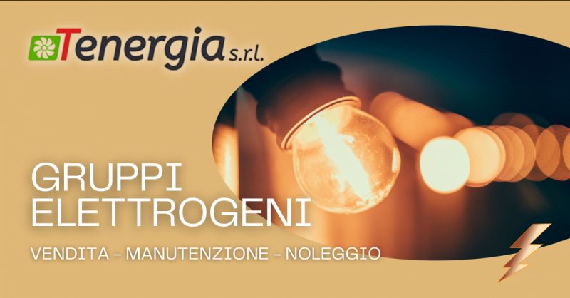 TENERGIA SRL - Offerta vendita e manutenzione gruppi elettrogeni a gpl Aprilia